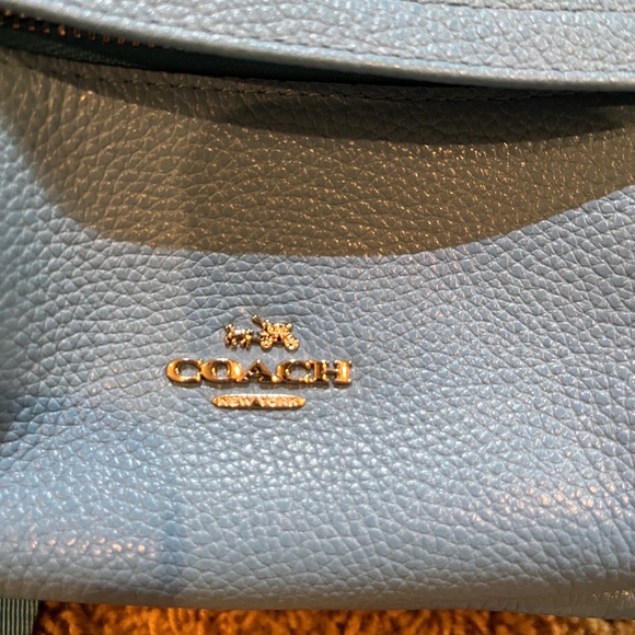 Blue Coach mini backpack - Picture 3 of 4